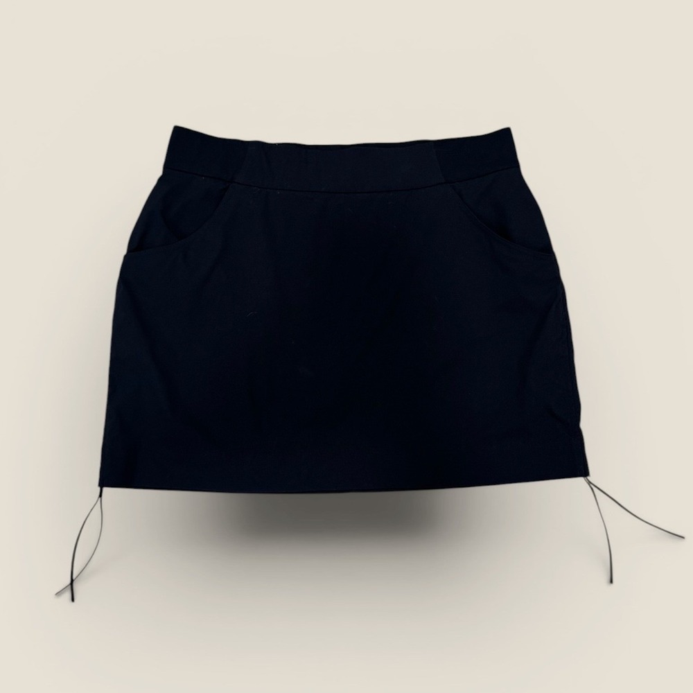 Columbia Sportswear Womens Black Active Skort Bungee Hem Size XL